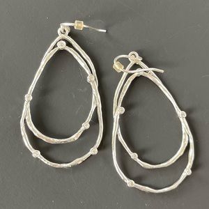 Silpada sterling silver cubic zirconia constellation earrings